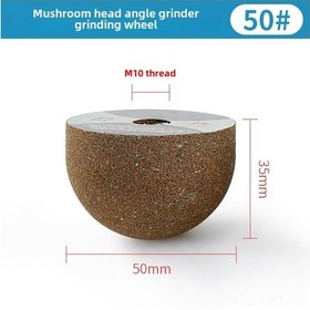 Resim Youtek Kuşbaşı Elmas Cim 50 Kalın Taş Kesme Aleti: Mantar Başlı Porselen Saksı İç Yaylak Yuvarlak Taban Taşlama Parlatma Aleti 