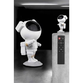 Resim Motto Ticaret Çocuklara Özel Projeksiyon Astronot Lamba Speaker Sevimli 