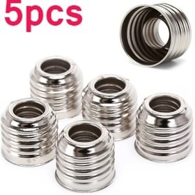 Resim Agoodshop E27 E14 Duy Dönüştürücü Ampul Küçük Demir Halka Adaptörü - Xiyu Shop 