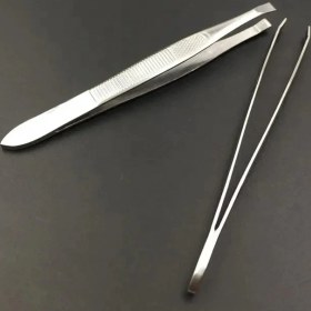 Resim Xolo Metalik Gri Düz Uçlu Kaydırmaz Cımbız 9cm Klasik Tasarım ile Hassas Kullanım 