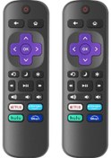 Resim Suofeng "roku Tv Uzaktan Kumandası 2'li Paket - Netflix, Hulu, Disney+ Kısayol Tuşlu" 