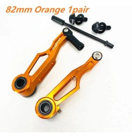 Resim Ledong Shop A 82MM Turuncu Tarzı Litepro Bmx Katlanabilir Bisiklet V Fren Kısa Ar Long Kol Alüminyum Alaşım C Hollow Ultralight V Fren Montajı (Yurt Dışından) 