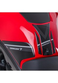 Resim GP Kompozit Yamaha MT-07 Tracer 2020-2024 Uyumlu Tank Pad Seti Gri 