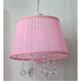 Resim Pembe Taşlı Yatak Odası Avizesi 