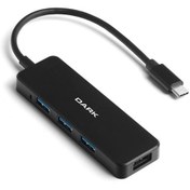 Resim Dark DK-AC-USB31X41A Connect Master Type-C to 4 Port USB-A 3.0 HUB 