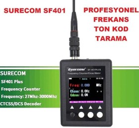 Resim Sürecom SF401 Dijital Telsiz Frekans Sinyal Bulucu ve Ton Kod Tarayıcı Surecom Baofeng Wln Tyt Hyt 