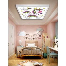 Resim Gökyüzü Panel 60 x 60-ÇOCUK-ODASI-AVIZE-LED-54W-LAMBA-6500K-DOĞAL-BEYAZ-AVIZE-DESENLI-UCUZ-ÇOCUK-ODASI-AVIZE 