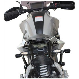 Resim Gp Kompozit Cf Moto 250 Nk 2018-2024 Uyumlu Arka Çanta Demiri Siyah Çok Renkli 
