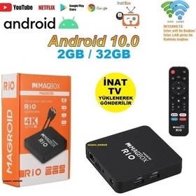 Resim Android 10 Tv Box 2g Ram/32gb Rom İnat Tv Yüklenerek Gönderilir 