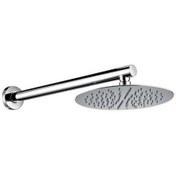 Resim Fause Ankastre Duş Başlığı Borulu Oval Slim Metal Ø20 Cm 