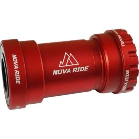 Resim Nova Ride PF30 Shimano 24mm Kırmızı Bisiklet Orta Göbek 