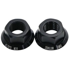 Resim Vkemall M10 P1.0 Alüminyum Bisiklet Gövde Somunu - Sürtünme Engellli, Pas Koruma, 15mm Anahtar Uyumlu 2 Adet 