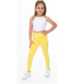 Resim Toontoy Kids Toontoy Kız Çocuk Kirpi Baskılı Tayt Sarı 