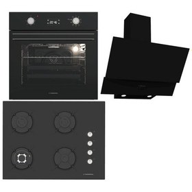 Resim Termikel BO O6555C DB - BH P7194C B - CH C6532C BB Ankastre Set Siyah 