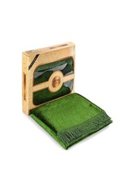 Resim Kutulu Seccade - Yeşil Renk 