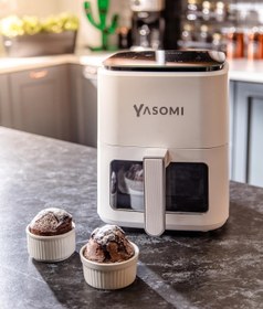 Resim Yasomi Y35 Pro 3.8 lt Yağsız Airfryer Beyaz 