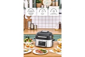 Resim Geniş Hacimli 6l Airfryer ve Izgara Makinesi, Sağlıklı Pişirme Keyfi 