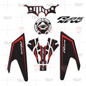 Resim Redline Grafik Power Black R25 Tank Pad Seti New Design 2019 