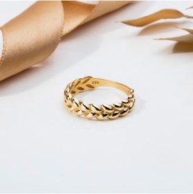 Resim CERTE GOLD 14 Ayar Kadın Altın Minimal Yüzük CG777 