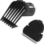 Resim 2pcs/set Saç Klibi Tarak + Philips Için Saç Düzeltici Kesici QC5120 QC5125 QC5130 QC5135 QC5115 QC5105 (Yurt Dışından) 
