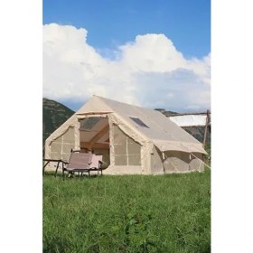 Resim 12 Kişilik 4 Mevsim Şişme Kamp Çadırı 