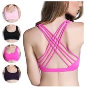 Resim Novahub Pembe Çapraz Güzellik Geri Spor Sutyeni Hiçbir Çelik Halka Yoga Koşu Atleti Çabuk Kuruyan Darbeye Dayanıklı Büyük Boy Kadın Spor Sutyeni Pembe - S Pembe 