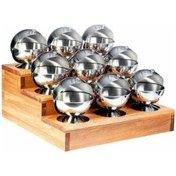 Resim Biradlı Dokuzlu Küre Baharatlık-95145 