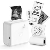 Resim Phomemo M02 Pro Mini Taşınabilir Akıllı Cep Sticker Fotoğraf Yazıcı, Yapay Zeka Destekli Uygulama 