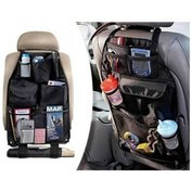 Resim BE ACTİVE Araba Araç Koltuk Arkası Eşya Düzenleyici Organizer Fileli Cepli Seat Back Organizer 