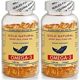 Resim Gold Natural Omega 3 Balık Yağı 1000 Mg 2X100 Softgel 12- 