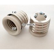 Resim E40 E27 Dönüştürcü Duy. Taş Porselen Duy 