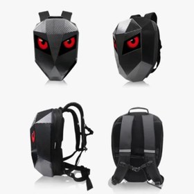 Resim Led Gözlü Motor Sırt Çantasi - Devil Eye Led Bag 