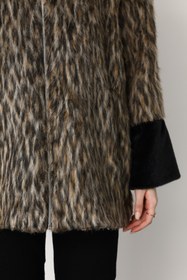 Resim moda auram Leopar Kürk Kaban 