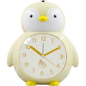 Resim Çocuklar İçin Çalar Saat Sevimli Penguen Gece Lambası Ertelemeli Çalar Saat --- Deniz Mavisi Diğer 