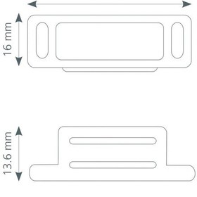 Resim Canex Mıknatıslı Çıt Çıt Metal Paslanmaz 5.0 Cm Gri 