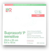 Resim Suprasorb P Sensitive Topuk İçin 5 Katmanlı Silikon Köpük Yara Örtüsü 23,5 X 25 Cm - 10 Adet 