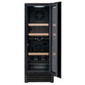 Resim Genel Markalar 25 Şişe Kapasiteli Ankastre Tezgah Altı Şarap Dolabı, Şık ve Pratik Saklama Alanı 