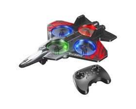 Resim Teknodayım Teknolojik Uzaktan Kumandalı Drone Uçak LED Işıklı 360 Derece Akrobatik Hareket Özellikli Seri 