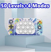 Resim Yükseltme-a-hızlı Basma Pop Işık Fidget Oyun Konsolu Gamepad Yükseltilmiş Parmak Ucu Basın Yarışması Sıkma Stresi Azaltma Fidget Oyuncak Duyusal 