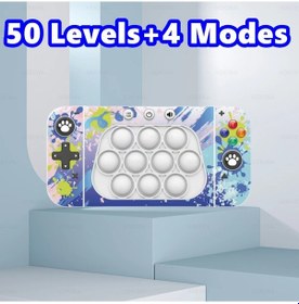 Resim Yükseltme-a-hızlı Basma Pop Işık Fidget Oyun Konsolu Gamepad Yükseltilmiş Parmak Ucu Basın Yarışması Sıkma Stresi Azaltma Fidget Oyuncak Duyusal 