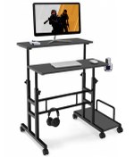 Resim Ryan Oyuncu Masası - 80x60 Antrasit 