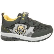 Resim Remind Işıklı Sneaker Esnek Hafif Rahat Çocuk Spor Ayakkabı Haki 