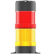 Resim Mesan Ø66 2 Kat Modüler Işıklı Kolon Multi Led Buzzer Taban Montaj 24vac/dc Ms 82221.1.3.24vac/dc 