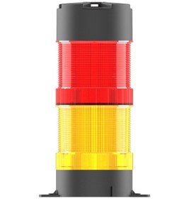 Resim Mesan Ø66 2 Kat Modüler Işıklı Kolon Multi Led Buzzer Taban Montaj 24vac/dc Ms 82221.1.3.24vac/dc 