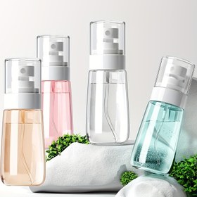 Resim 4 adet 60 ml İnce Sis Püskürtmeli Şişe, Taşınabilir Seyahat Boyu Atomizer, Canlandırıcı Nemlendirme ve Cilt Bakımı, Alkol Sis Dağıtıcı, Sızdırmaz 