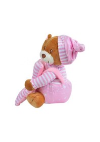 Resim Sevimli Çerçeveli Ayıcık Sevgiliye Hediyelik Uyku Arkadaşı 25 Cm PEMBE 