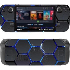 Resim Buhar Güverte Konsolu İçin Vinil Cilt Etiket Tam Set Estetik Premium Çıkartma Sarma Koruyucu Kapak Vana Steamdeck Aksesuarları 