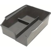 Resim Hightower Tesla Model 3/y 2020-2024 Gri Silikon Konsol Organizer 2 Bölmeli Ayarlanabilir Kaymaz Tasarım 