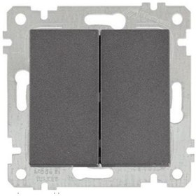 Resim Mutlusan Rita Füme İkili Anahtar Komütatör Çerçevesiz - 2200 402 0295 