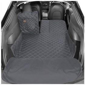 Resim Haegs Araç Bagaj Örtüsü, Evcil Hayvan Köpek Bagaj Koruma Kılıfı - Suv, Sedan, Pickup Panelvan Bagaj Havuzu, Araba İçin Su Geçirmez Bagaj Koruyucu Kılıf Örtü Mat- Small - Gri Gri 